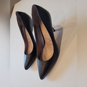 Sam Edelman black leather pumps 7.5